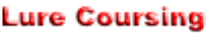 Lure Coursing